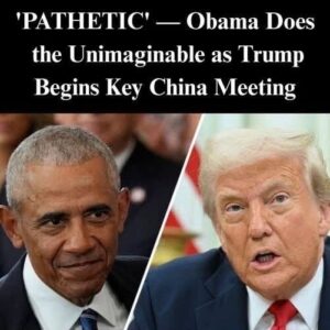 NEWS ‘PATHETIC’ — Obama Does the Unthinkable as Trump Begins Key China Meeting