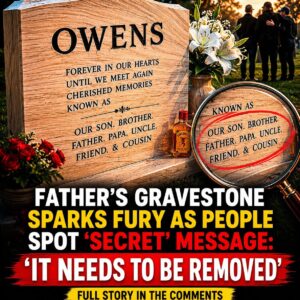 Dad’s Gravestone Sparks Outrage After People Spot ‘Secret’ Message: ‘It Needs To Be Removed’