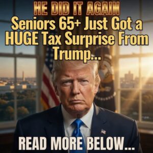 People over 65 just received a surprising tax announcement from Trump…